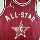 Los Angeles Lakers Kobe #24 BRYANT  Red  All-Star NBA Jersey  2024