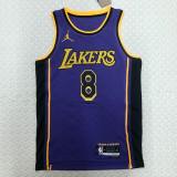 Los Angeles Lakers Kobe #8 BRYANT  Purple NBA Jersey 2023