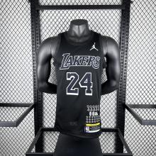 Los Angeles Lakers Kobe #24 BRYANT  Black Honor Edition NBA Jersey