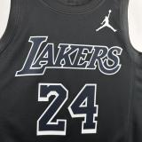 Los Angeles Lakers Kobe #24 BRYANT  Black Honor Edition NBA Jersey