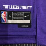 Los Angeles Lakers 75 Year Kobe #8 BRYANT Purple City Edition NBA Jerseys 2022