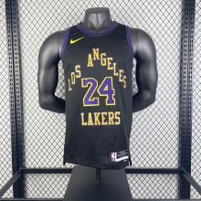 Los Angeles Lakers Kobe #24 BRYANT  Black City Edition  1:1 Quality NBA  Season Jerseys  2026