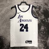 Los Angeles Lakers Kobe #24 BRYANT White City Edition NBA Jerseys 2023