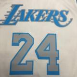 Los Angeles Lakers  Kobe #24 BRYANT  Retro White NBA Jerseys 2021