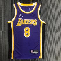 Los Angeles Lakers 75 Year Kobe #8 BRYANT Purple  NBA Jerseys