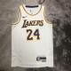 Los Angeles Lakers Kobe #24 BRYANT White Gold Association Edition Swingman NBA Jerseys 2023