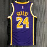 Los Angeles Lakers 75 Year Kobe #24 BRYANT Purple  NBA Jerseys