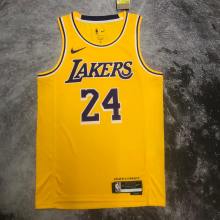 Los Angeles Lakers Yollow Kobe #24 BRYANT 1:1 Quality NBA Season Jerseys  2023