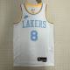 Los Angeles Lakers  Kobe #8 BRYANT  Retro White NBA Jerseys 2021