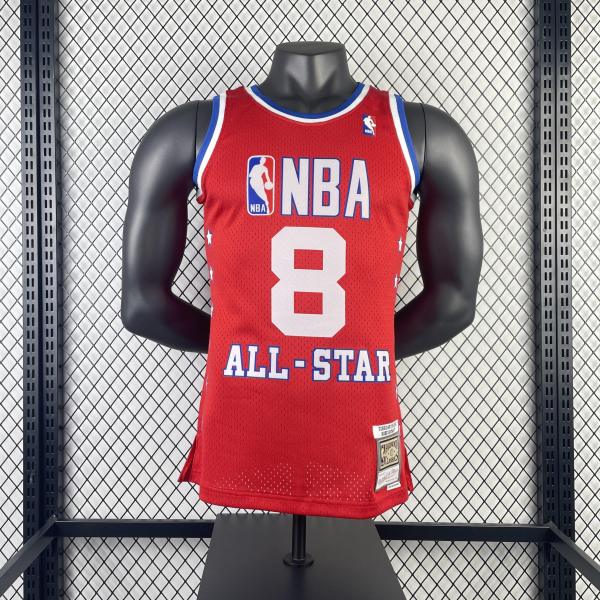 Los Angeles Lakers Kobe #8 BRYANT REd All-Star NBA Jersey 2003