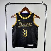 Los Angeles Lakers kids Kobe #8 BRYANT  snake pattern NBA Jerseys