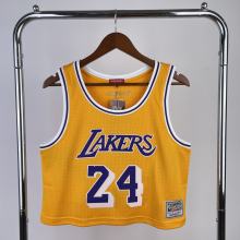 Los Angeles Lakers Kobe #24 BRYANT NBA Jersey Mitchell & Ness Women Hardwood Swingman Jersey