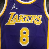Los Angeles Lakers 75 Year Kobe #8 BRYANT Purple  NBA Jerseys