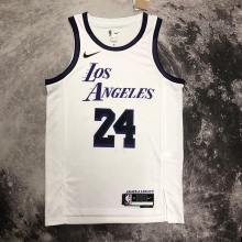 Los Angeles Lakers Kobe #24 BRYANT White City Edition NBA Jerseys 2023