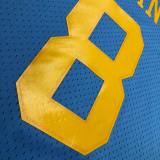 Los Angeles Lakers MN Reyro  Kobe #8 BRYANT Blue NBA Jerseys 2002