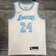 Los Angeles Lakers  Kobe #24 BRYANT  Retro White NBA Jerseys 2021