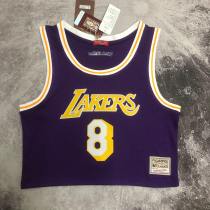 Los Angeles Lakers Kobe #8 BRYANT NBA Jersey 1997 Mitchell & Ness Women Hardwood Swingman Jersey