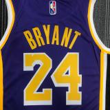 Los Angeles Lakers 75 Year Kobe #24 BRYANT Purple  NBA Jerseys