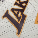 Los Angeles Lakers Kobe #24 BRYANT Mitchell & Ness 2009-10 White Hardwood Classics Swingman NBA Jerseys