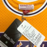 Los Angeles Lakers Retro Kobe #24 BRYANT Mitchell & Ness 2007-08 Gold Hardwood Classics Swingman Jersey