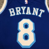 Los Angeles Lakers Kobe #8 BRYANT  Blue Retro  Latin NBA Jersey