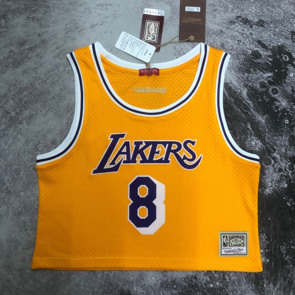 Los Angeles Lakers Kobe #8 BRYANT NBA Jersey Mitchell & Ness Women Hardwood Swingman Jersey