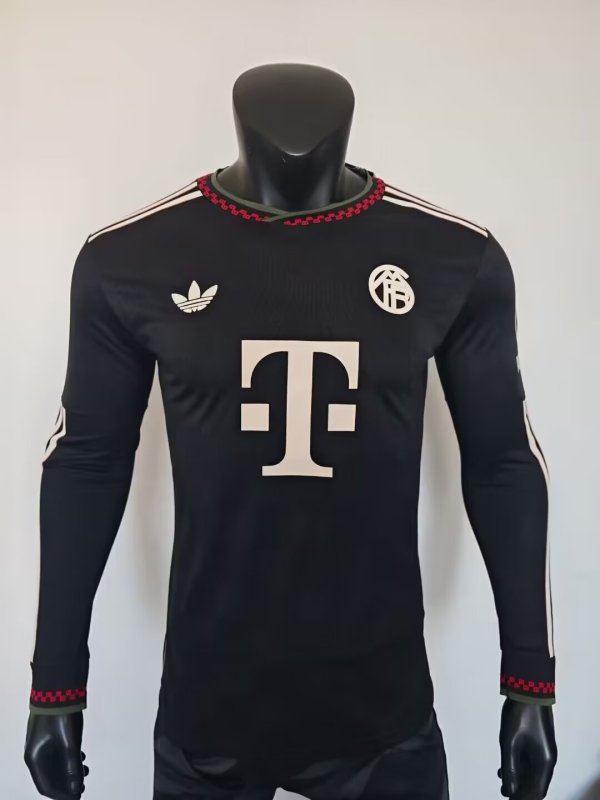 Bayern Munich Third Away Long Player 1:1 Quality Soccer Jersey  25-26