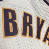 Los Angeles Lakers Retro Kobe #8 BRYANT White Hardwood Classics Swingman NBA Jersey 2003-2004
