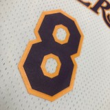 Los Angeles Lakers Retro Kobe #8 BRYANT White Hardwood Classics Swingman NBA Jersey 2003-2004