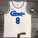 Los Angeles Lakers Kobe #8 BRYANT  White Retro  Latin NBA Jersey