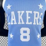 Los Angeles Lakers Retro Kobe #8 BRYANT Blue  NBA Jersey 2003-2004