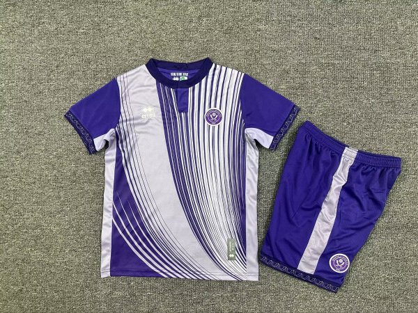 Sheffield United Third Kids 1:1 Quality Soccer Jersey  25-26