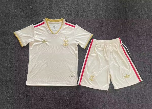 Flamengo Third Away  Kids 1:1 Quality Soccer Jersey  25-26