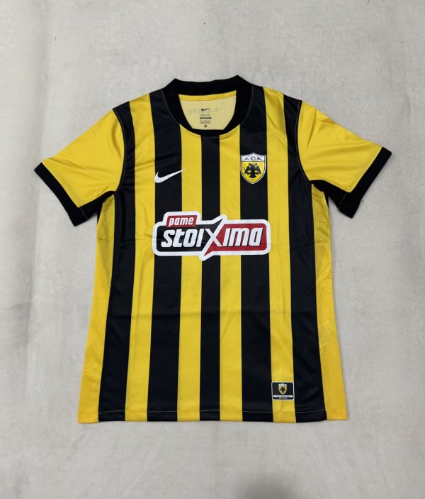 AEK Athens Home  Fans 1:1 Quality Soccer Jersey  25-26