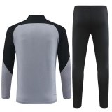 Barcelona player Training  Tracksuit Grey (Kids And Man )  1:1  22-23