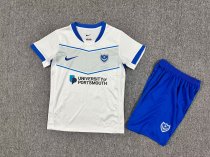 Portsmouth Away kids  1:1 Quality Soccer Jersey 25-26
