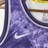 Los Angeles Lakers  Purple Honor Edition 6 James  round neck  NBA Jerseys 2023