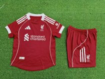 Liverpool Player Home Kids 1:1 Quality Soccer Jersey   25-26