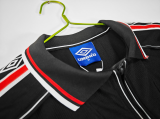 Retro Manchester united away blaCK 1:1 Quality Soccer Jersey   1998