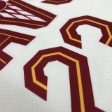 Cleveland Cavaliers White  23 James  Round -neck   NBA Jerseys 2023
