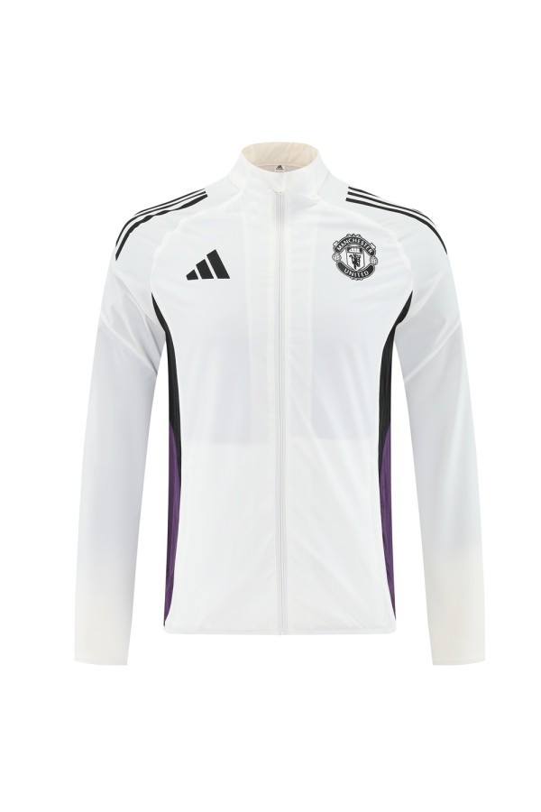 Manchester United Windbreaker White  1:1 25-26