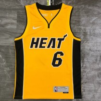 Miami Heat Reward version Yollow 23 James  NBA Jerseys 2021