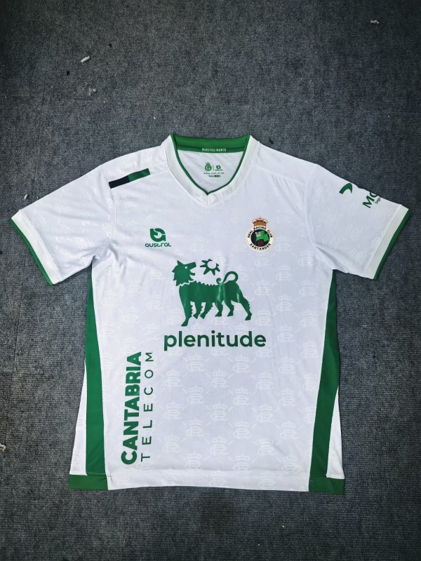 Racing Santander Home Fans  1:1 Quality Soccer Jersey   25-26