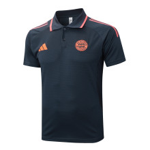 Bayern Munich Polo Fans  Drak Grey 1:1 Quality Soccer Jersey  25-26