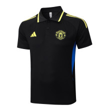 Manchester United Polo   Fans  Black 1:1 Quality Soccer Jersey  25-26