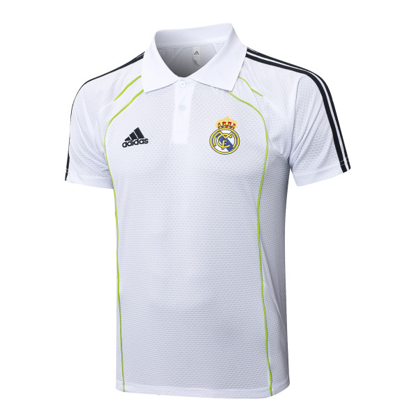 Real Madrid  Polo Fans White 1:1 Quality Soccer Jersey  25-26