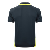 Real Madrid  Polo Fans Drak Grey 1:1 Quality Soccer Jersey  25-26