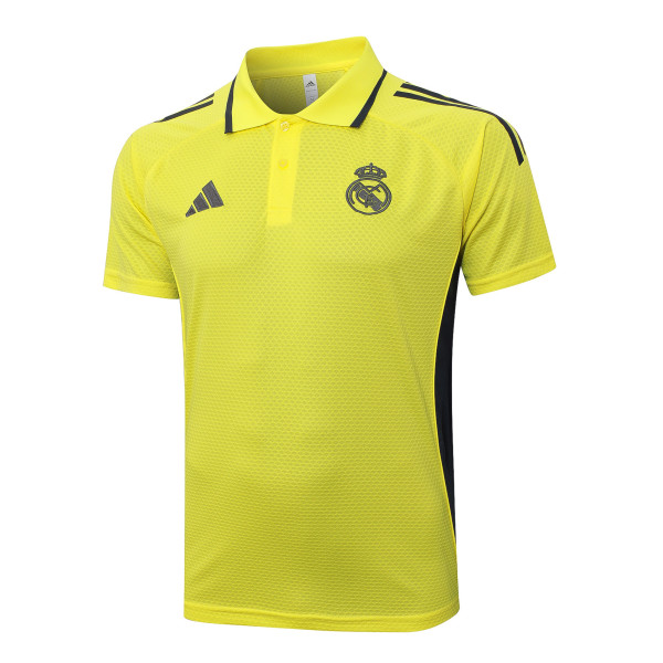 Real Madrid  Polo Fans Yollow 1:1 Quality Soccer Jersey  25-26