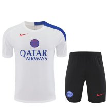 PSG Paris Training  Fans kits White 1:1 Quality Soccer Jersey 25-26 (Kids And Man )
