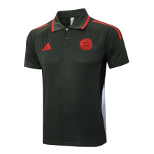 Bayern Munich Polo Fans  Black 1:1 Quality Soccer Jersey  25-26